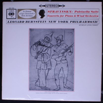 Columbia Masterworks SBRG 72040 (MS 6329) - Pulcinella Suite - C