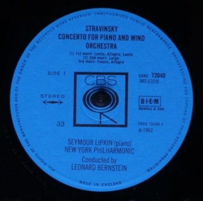 Columbia Masterworks SBRG 72040 (MS 6329) - Pulcinella Suite - C - Image 3