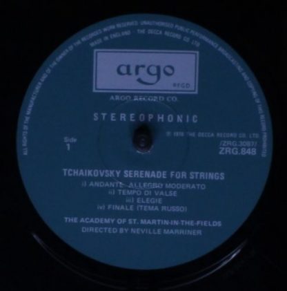 Argo ZRG 848 - Serenades For Strings - Image 3