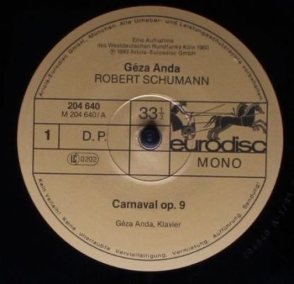 Eurodisc 204 640-366 - Carnaval / Paganini-Variationen - Image 3