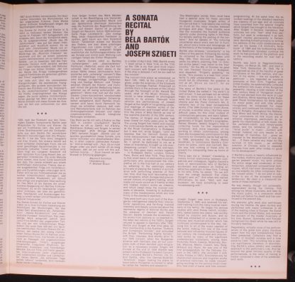 Vanguard 1C 153-92 176/7 M - "Kreutzer Sonate", "Rhapsodie Nr. 1 - Image 3