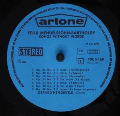 Artone PDE 169 - Songs Without Words - Lieder Ohne Worte - Image 3
