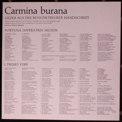 Die Stimme Seines Herrn 29 597-0 - Carmina Burana - Image 3