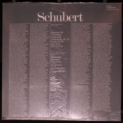 His Master's Voice 30 426 1 - Streichquartett Nr.15 G-Dur D.887 - Image 2