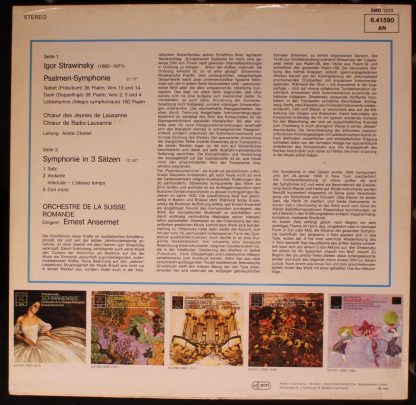 DECCA 6.41590 AN - Symphony Of Psalms / Symphony In Three Moveme - Image 2