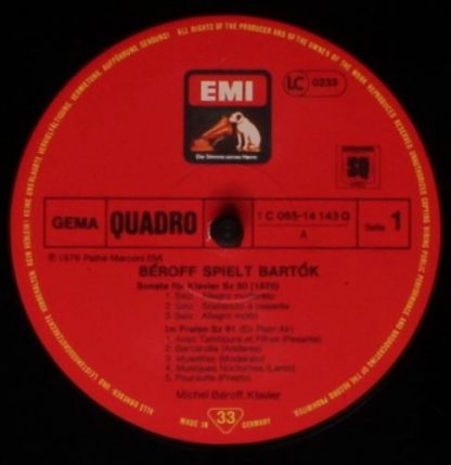 EMI 1C 065-14 143 Q - Béroff Spielt Bartók - Image 3