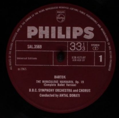 Philips SAL.3569 - The Miraculous Mandarin (complete), Divertime - Image 3