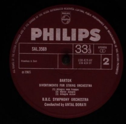 Philips SAL.3569 - The Miraculous Mandarin (complete), Divertime - Image 4