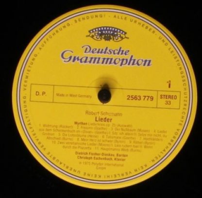 Deutsche Grammophon 2740 167 - Lieder Volume 1 - Nach Gedichten - Image 4