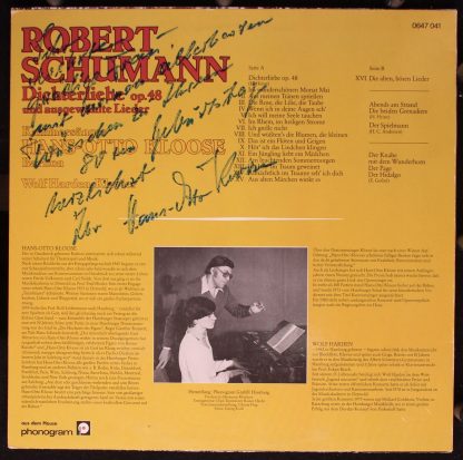 Phonogram  0647 041 - Dichterliebe Und Ausgewählte Lieder - Image 2