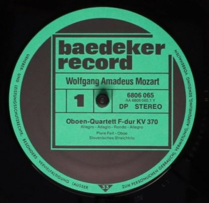Baedeker Record 6806 065 - Oboenquartette - Image 3