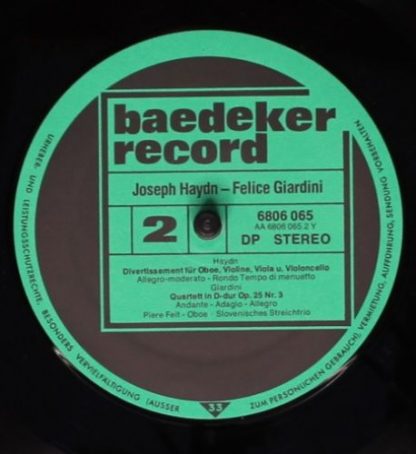 Baedeker Record 6806 065 - Oboenquartette - Image 4