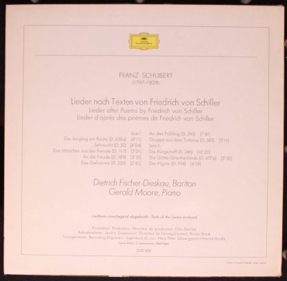 Deutsche Grammophon 2530 306 - Schiller-Lieder - Image 2