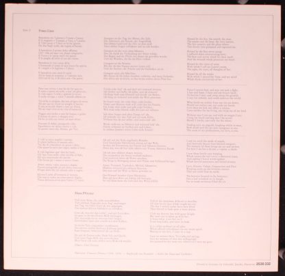 Deutsche Grammophon 2530 332 - Sonette - Image 5