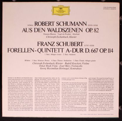 Deutsche Grammophon 29 839-8 - Forellen-Quintett • Waldszenen - Image 2