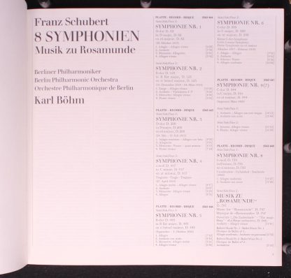 Deutsche Grammophon 2740 127 - 8 Symphonien ∙ Musik Zu Rosamunde - Image 3