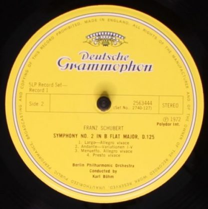 Deutsche Grammophon 2740 127 - 8 Symphonien ∙ Musik Zu Rosamunde - Image 5