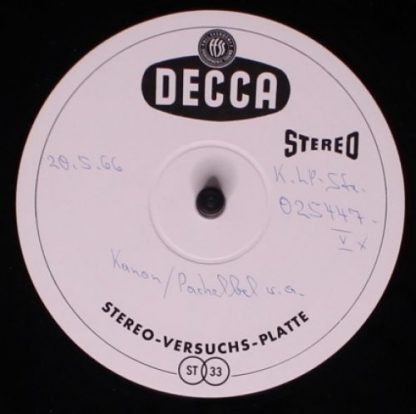 DECCA K.LP-Ste-025447-VX - Kanon