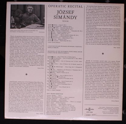 Hungaroton LPX 11428 - Operatic Recital - Image 2