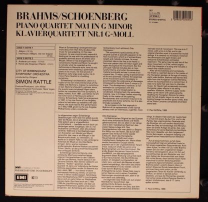 His Master's Voice Digital EL 27 0169 1 - Piano Quartet No. 1 In - Image 2