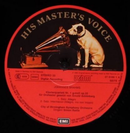 His Master's Voice Digital EL 27 0169 1 - Piano Quartet No. 1 In - Image 3