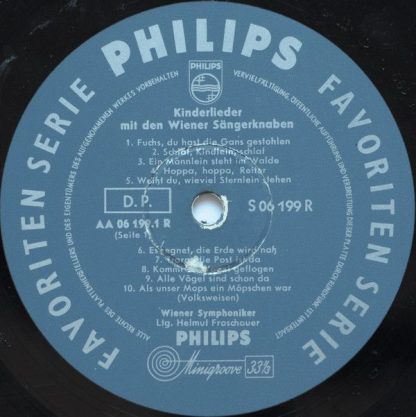 Philips S 06199 R - 20 Kinderlieder Mit Den Wiener Sängerknaben - Image 3