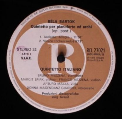 Ricordi RLC 27021 - Quintetto Per Pianoforte Ed Archi (Opera Pos - Image 3