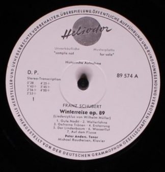 HELIODOR 89 574 - Winterreise Op.89