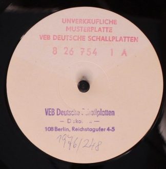 Eterna 8 26 754-756 - Belsazar - Oratorium In Drei Akten