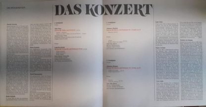 Deutsche Grammophon 29 571-7 - Das Konzert - Berg, Boccherini, B - Image 4