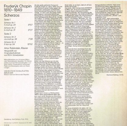 Eterna 8 26 822 - Scherzos Op. 20, 31, 39, 54 - Image 2