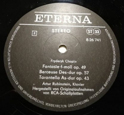 Eterna 8 26 741 - F-moll-Fantasie (Berceuse · Barcarolle · Boler - Image 4