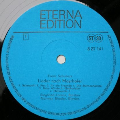 Eterna 8 27 141 - Lieder Nach Mayrhofer - Image 3