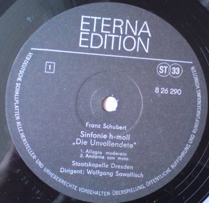 Eterna 8 26 290 - Sinfonie H-moll "Die Unvollendete" / Sinfonie - Image 4