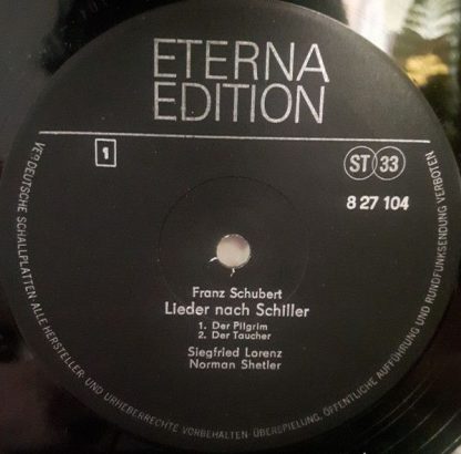 Eterna 8 27 104 - Lieder Nach Schiller - Image 3