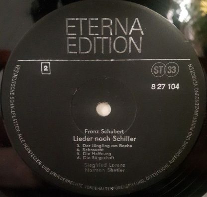 Eterna 8 27 104 - Lieder Nach Schiller - Image 4
