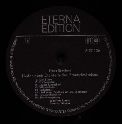 Eterna 8 27 106 - Lieder Nach Dichtern Des Freundeskreises - Image 4