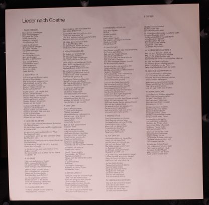 Eterna 8 26 329 - Lieder Nach Goethe - Image 3