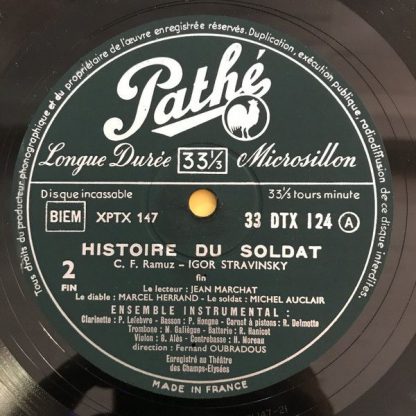 Pathé 33 DTX 124 - Histoire Du Soldat - Image 4
