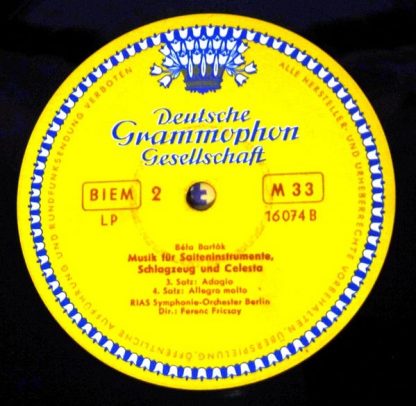 Deutsche Grammophon LP 16 074 - Musik Für Saiteninstrumente, Sch - Image 4