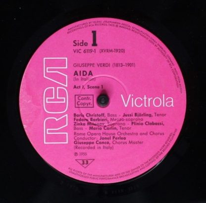 RCA Victrola VIC 6119-1-3 - Giuseppe Verdi/ Orchestra Del Teatro - Image 4