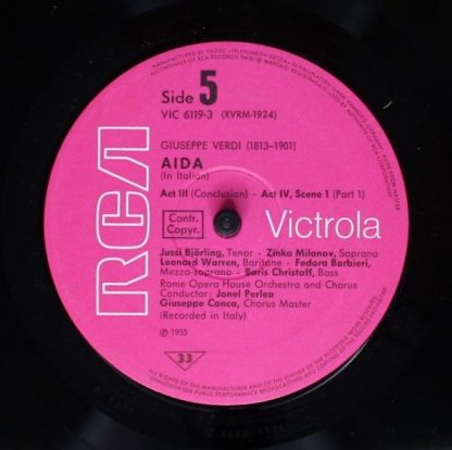 RCA Victrola VIC 6119-1-3 - Giuseppe Verdi/ Orchestra Del Teatro - Image 8