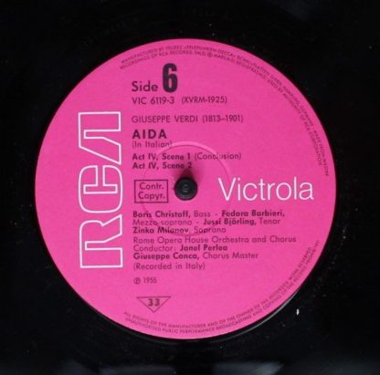 RCA Victrola VIC 6119-1-3 - Giuseppe Verdi/ Orchestra Del Teatro - Image 9