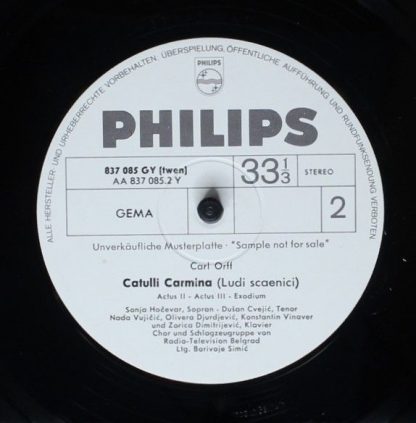 Philips 837 085 GY - Catulli Carmina - Image 4