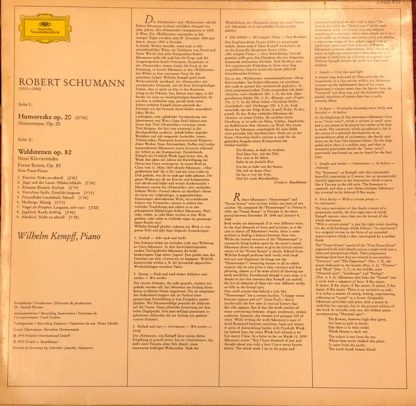 Deutsche Grammophon 2530 410 - Humoreske · Waldszenen - Image 2