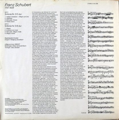 Eterna 8 26 288 - Sinfonie Nr. 3 D-dur / Sinfonie Nr. 5 B-dur - Image 2