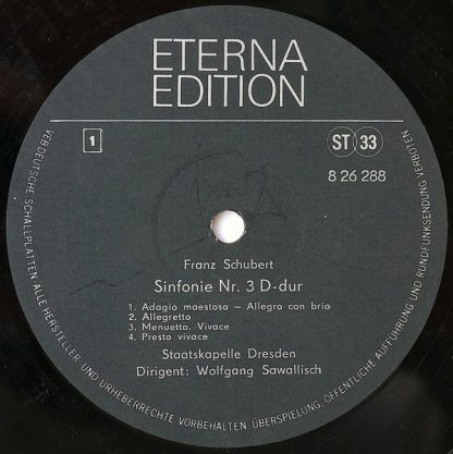 Eterna 8 26 288 - Sinfonie Nr. 3 D-dur / Sinfonie Nr. 5 B-dur - Image 3