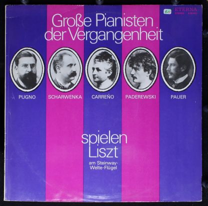 Eterna 8 26 452 - Pugno, Scharwenka, Carreño, Paderewski, Pauer