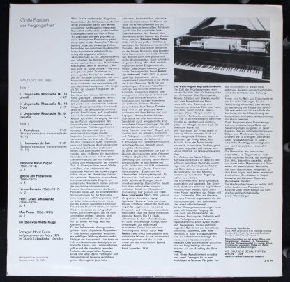 Eterna 8 26 452 - Pugno, Scharwenka, Carreño, Paderewski, Pauer - Image 2