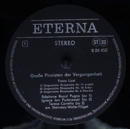 Eterna 8 26 452 - Pugno, Scharwenka, Carreño, Paderewski, Pauer - Image 3